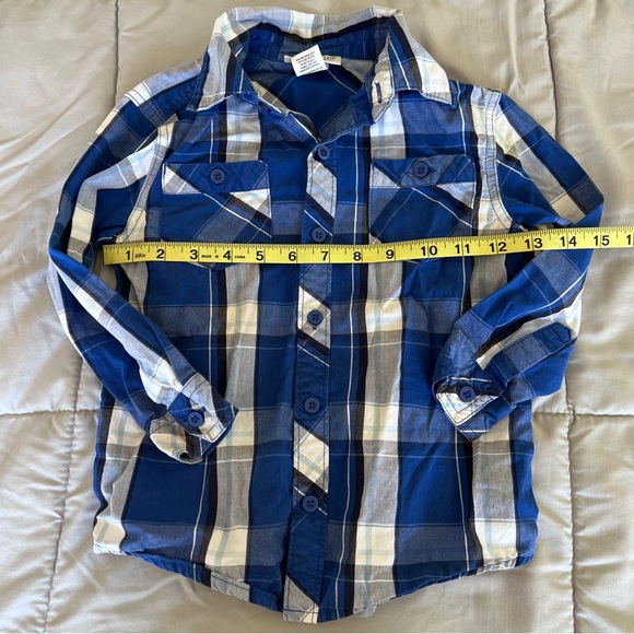 Lot of 3 Boy’s Button-Up Shirts-1 Toughskins,1 Garanimals,1 Swiss Cross in Sz 4T - Picture 6 of 13